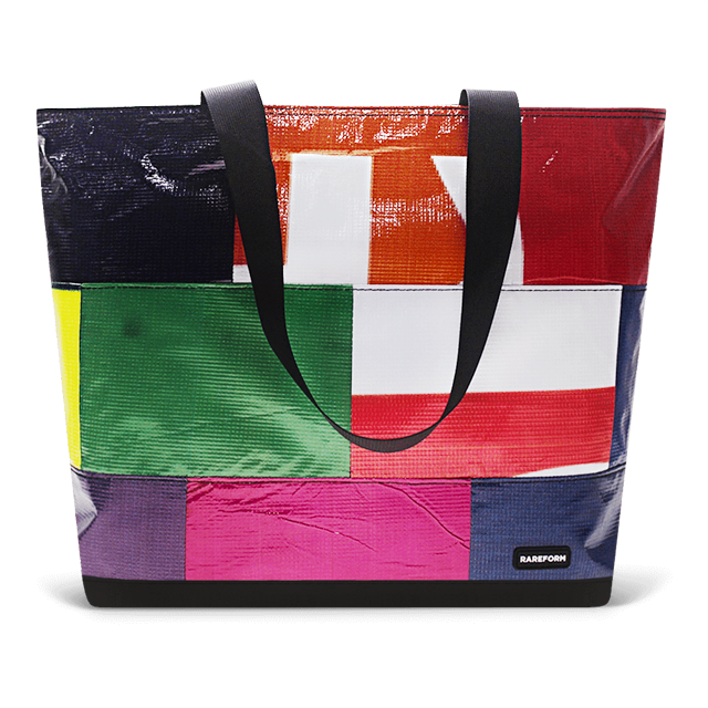 Patchwork Zippered Blake Tote