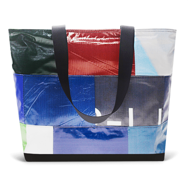 Patchwork Zippered Blake Tote