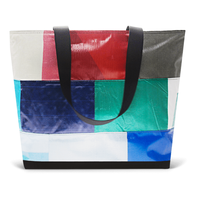 Patchwork Zippered Blake Tote