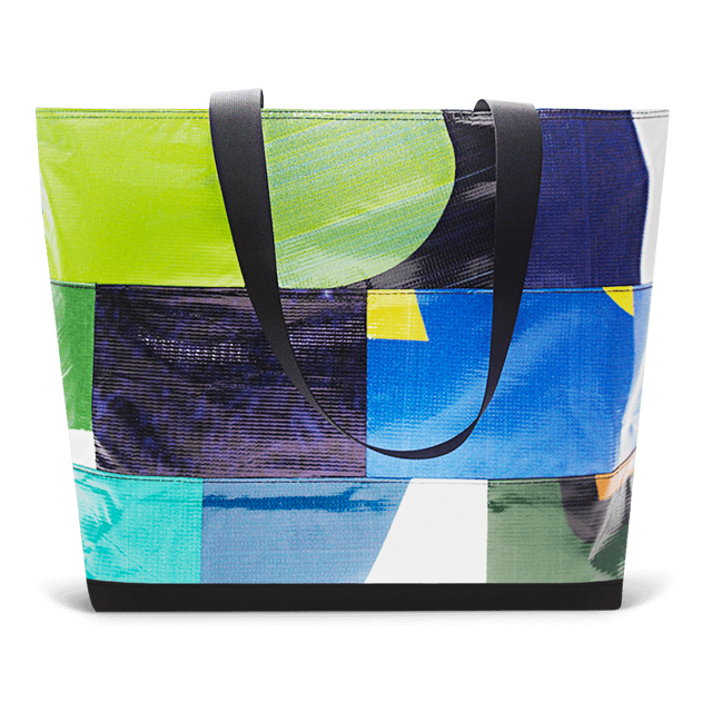 Patchwork Zippered Blake Tote