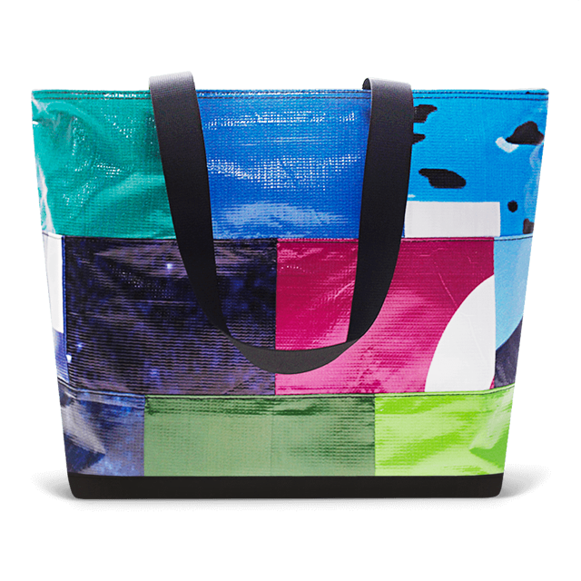 Patchwork Zippered Blake Tote