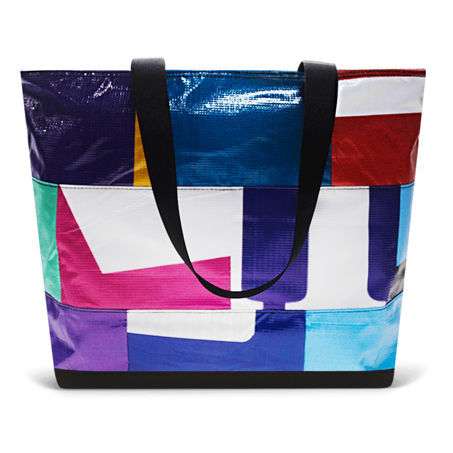 Patchwork Zippered Blake Tote