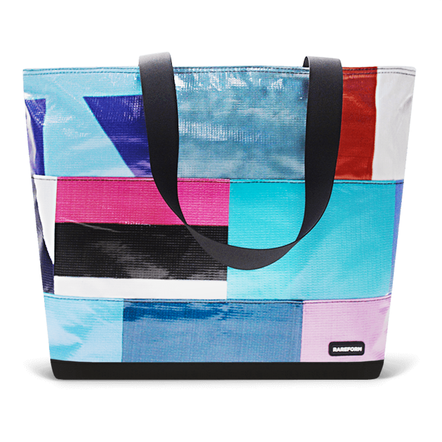 Patchwork Zippered Blake Tote