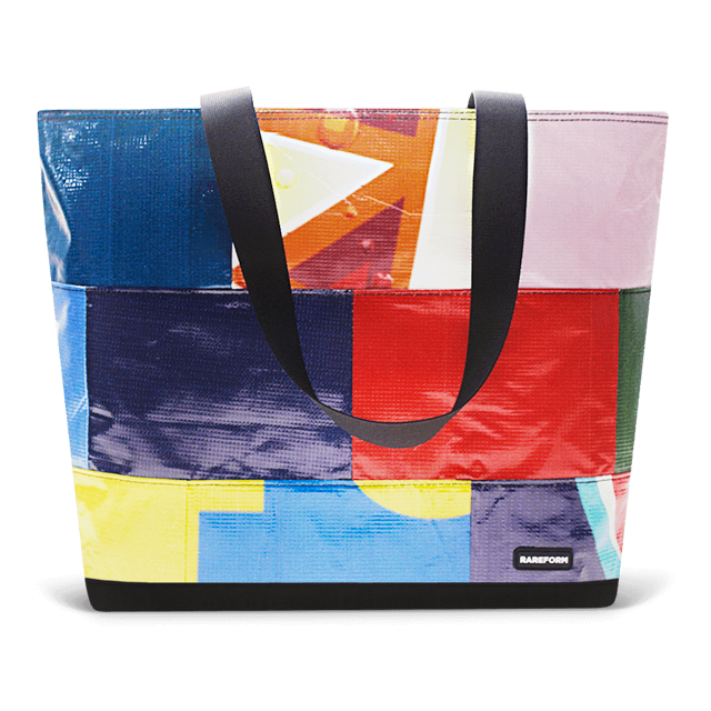 Patchwork Zippered Blake Tote