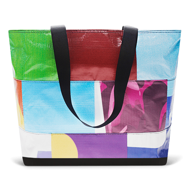 Patchwork Zippered Blake Tote