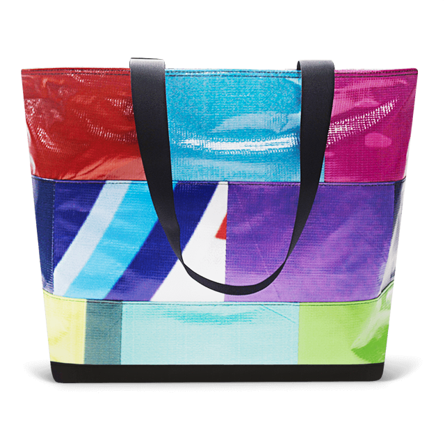 Patchwork Zippered Blake Tote