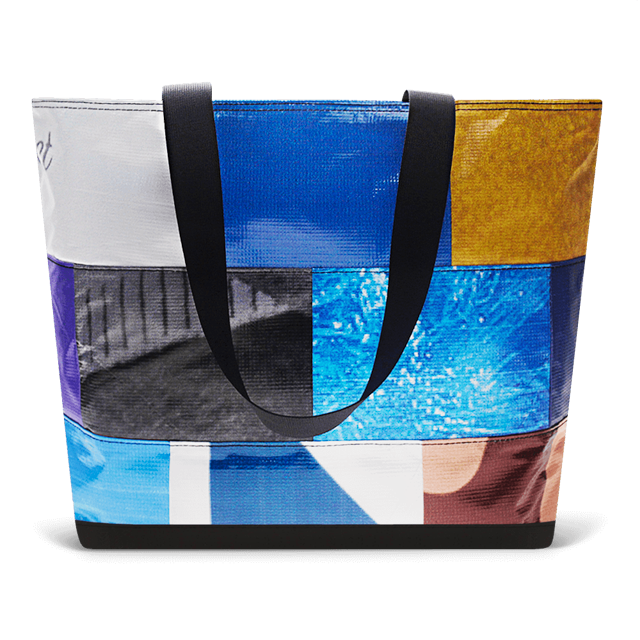 Patchwork Zippered Blake Tote