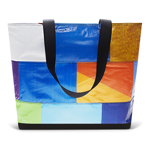 Patchwork Zippered Blake Tote