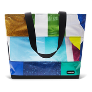 Patchwork Zippered Blake Tote