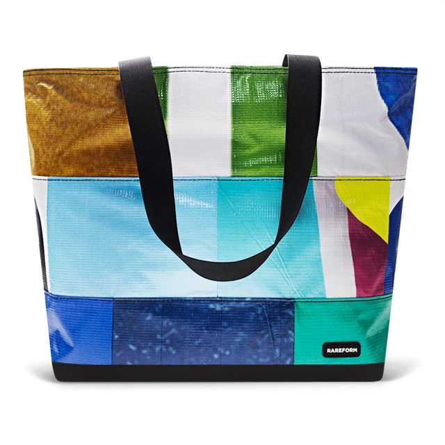 Patchwork Zippered Blake Tote