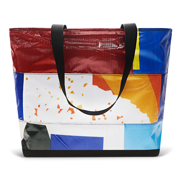 Patchwork Zippered Blake Tote