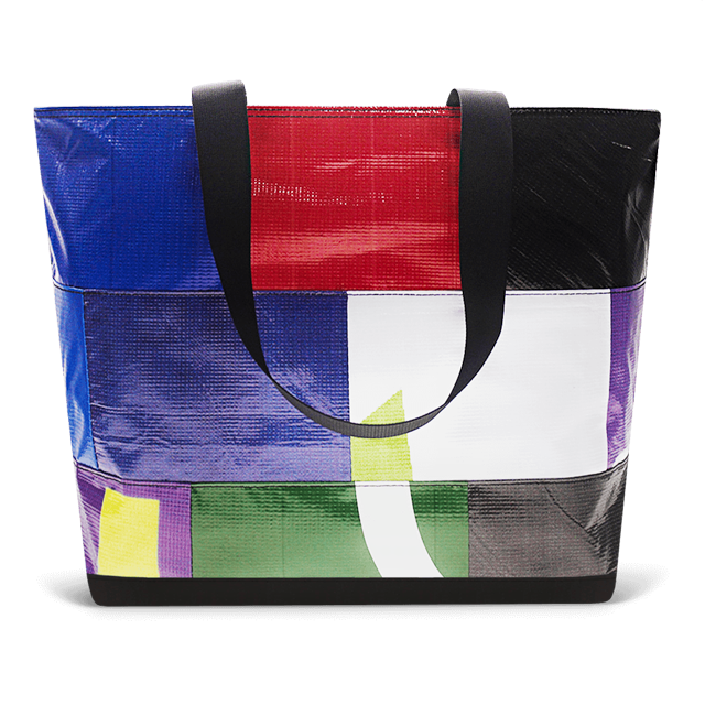 Patchwork Zippered Blake Tote