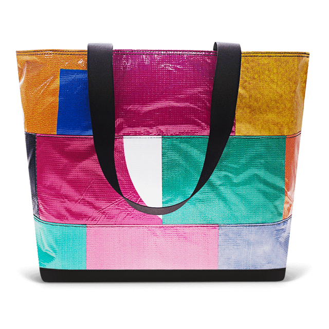 Patchwork Zippered Blake Tote
