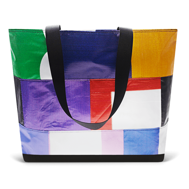Patchwork Zippered Blake Tote
