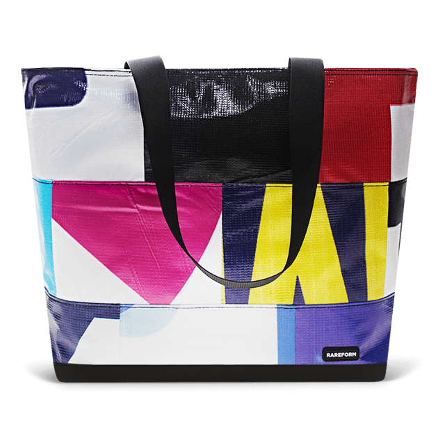 Patchwork Zippered Blake Tote