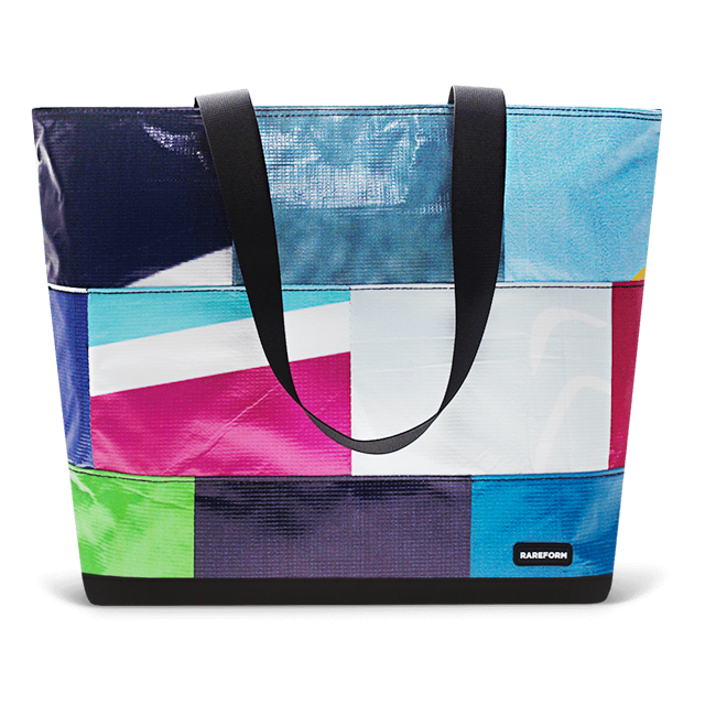 Patchwork Zippered Blake Tote