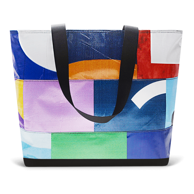 Patchwork Zippered Blake Tote