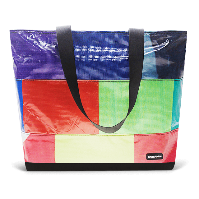 Patchwork Zippered Blake Tote