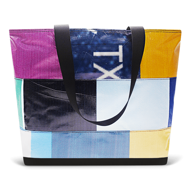 Patchwork Zippered Blake Tote