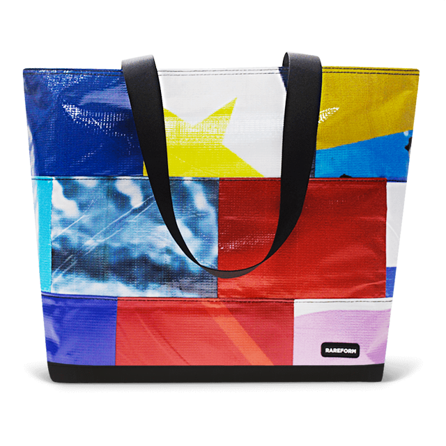 Patchwork Zippered Blake Tote
