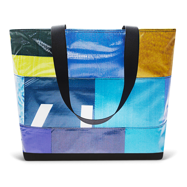 Patchwork Zippered Blake Tote