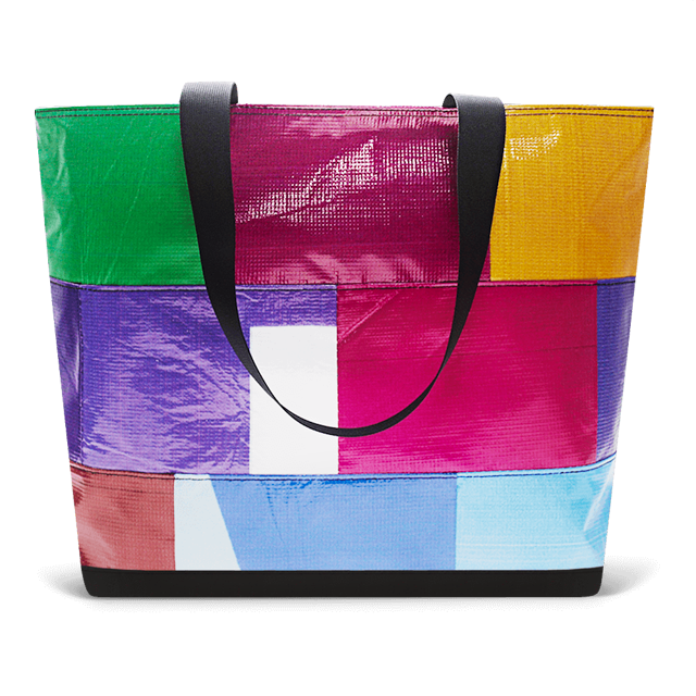 Patchwork Zippered Blake Tote