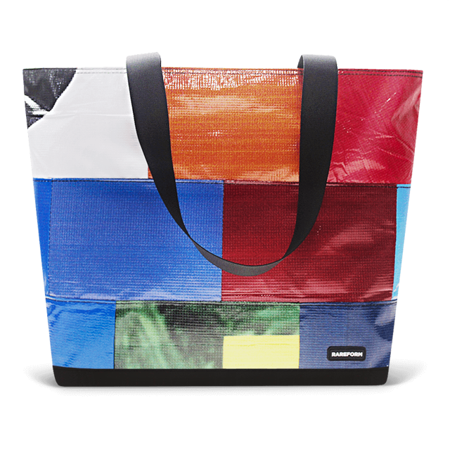 Patchwork Zippered Blake Tote