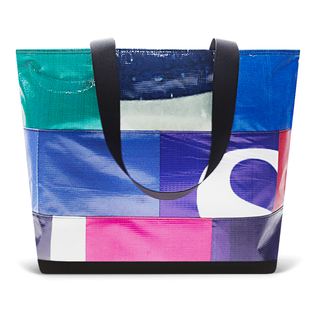 Patchwork Zippered Blake Tote