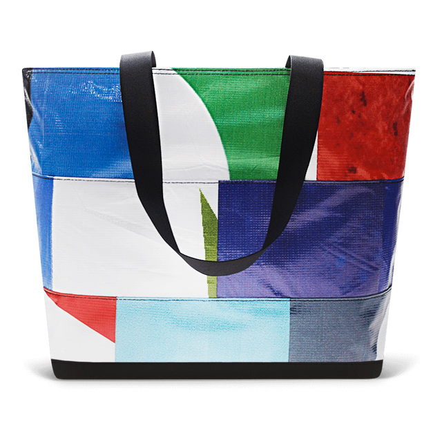 Patchwork Zippered Blake Tote