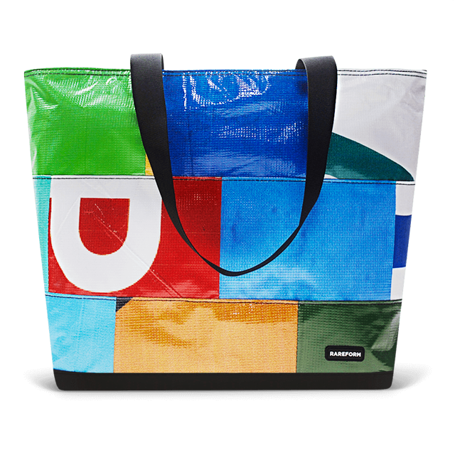 Patchwork Zippered Blake Tote