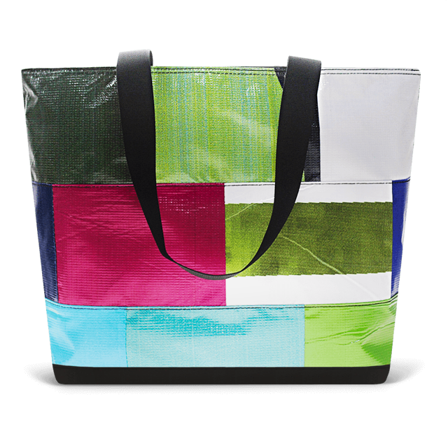 Patchwork Zippered Blake Tote