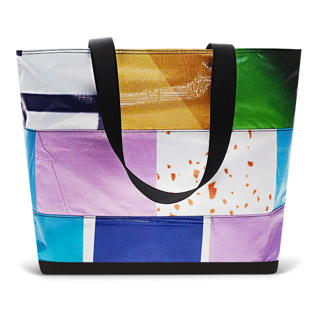 Patchwork Zippered Blake Tote