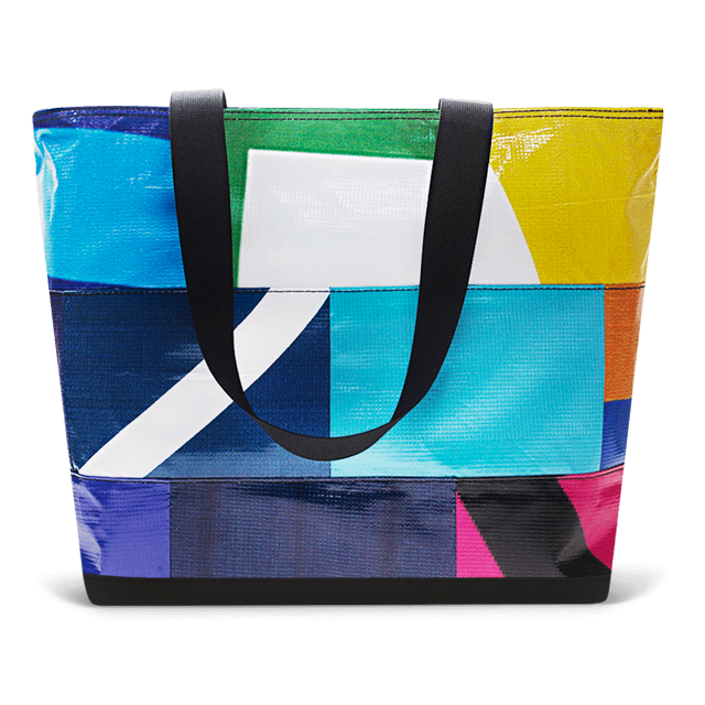 Patchwork Zippered Blake Tote