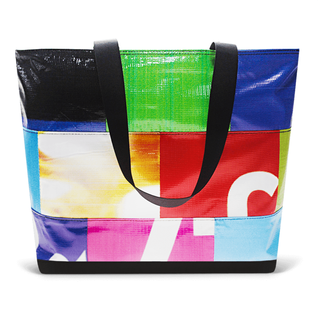 Patchwork Zippered Blake Tote