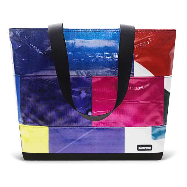 Patchwork Zippered Blake Tote