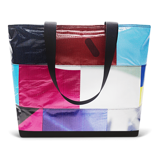 Patchwork Zippered Blake Tote
