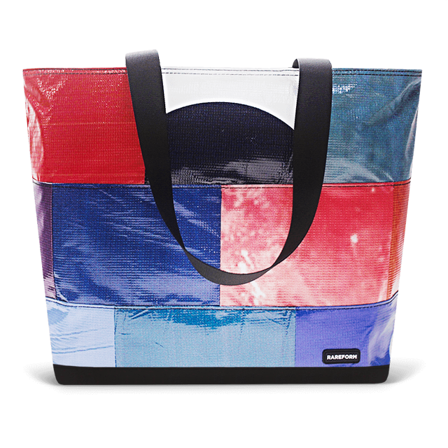Patchwork Zippered Blake Tote