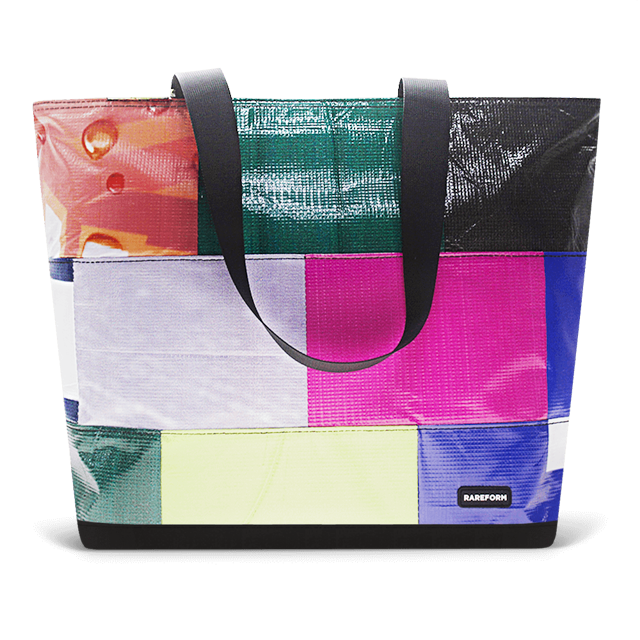 Patchwork Zippered Blake Tote