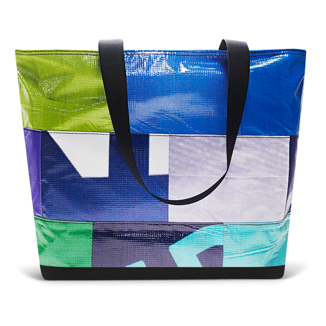 Patchwork Zippered Blake Tote