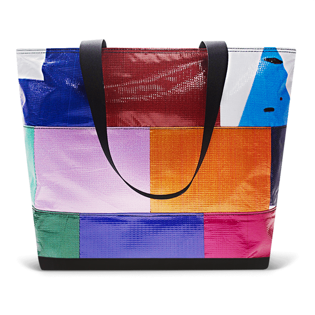 Patchwork Zippered Blake Tote