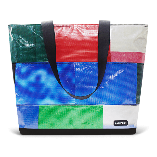 Patchwork Zippered Blake Tote