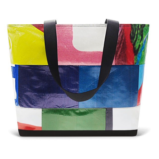 Patchwork Zippered Blake Tote