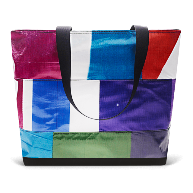 Patchwork Zippered Blake Tote