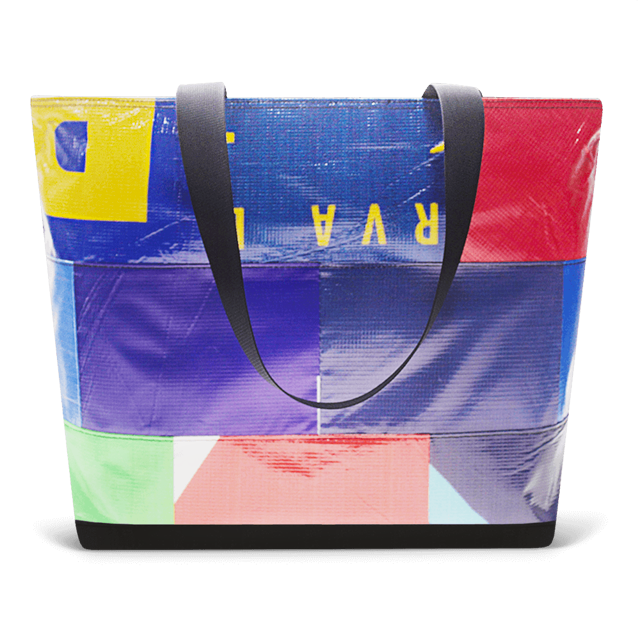 Patchwork Zippered Blake Tote