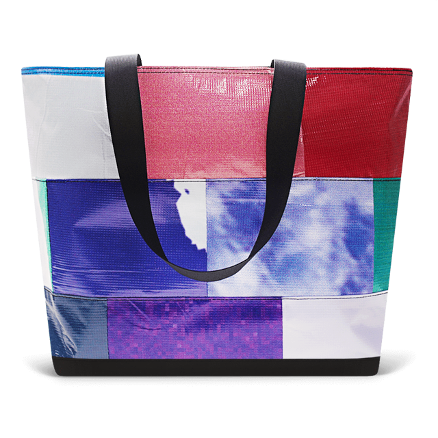Patchwork Zippered Blake Tote