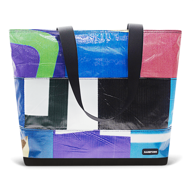 Patchwork Zippered Blake Tote