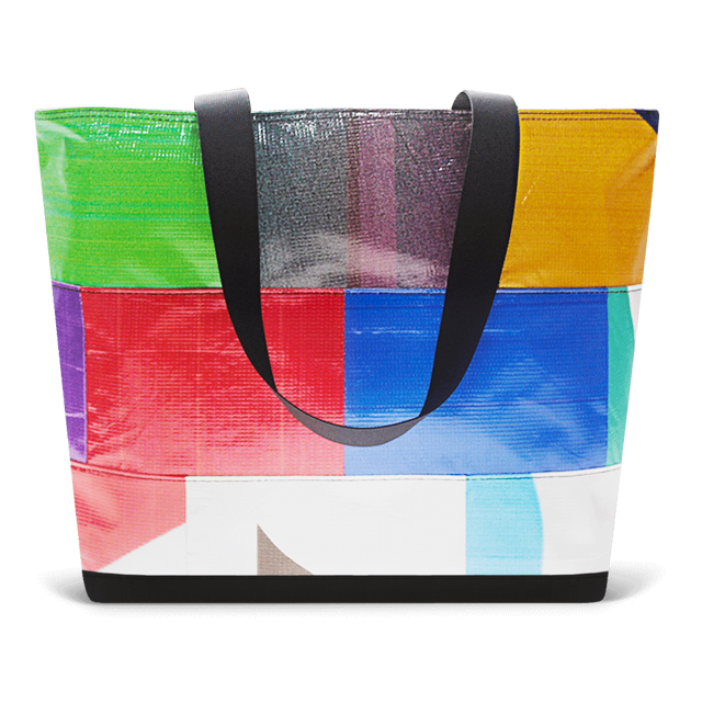 Patchwork Zippered Blake Tote