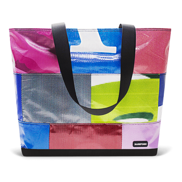 Patchwork Zippered Blake Tote