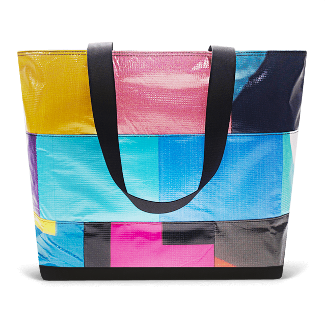 Patchwork Zippered Blake Tote