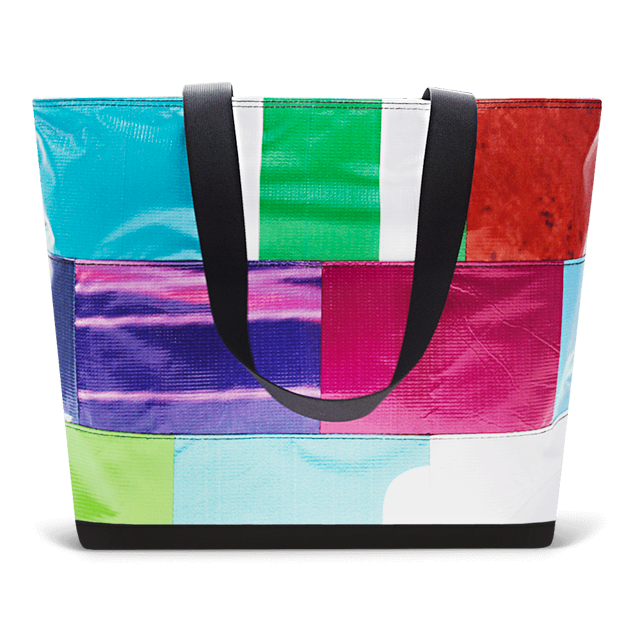 Patchwork Zippered Blake Tote
